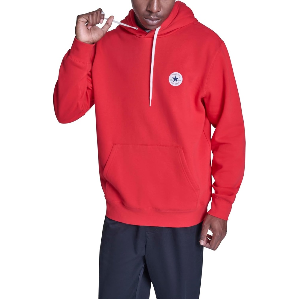 image:imageConverse Mens Standard Fit Core Chuck Patch HoodieRed