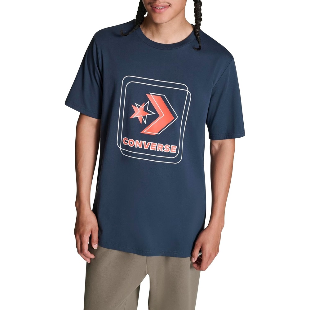 image:imageConverse Mens Star Chevron TeeGraphic Blue
