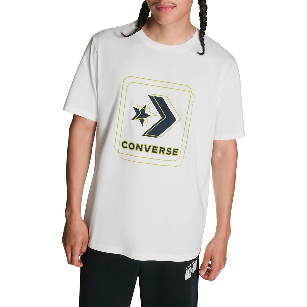 image:imageConverse Mens Star Chevron TeeGraphic White