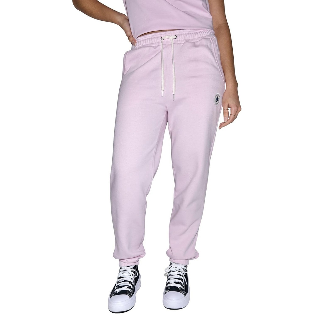 image:imageConverse Womens Drawstring Waist Chuck Patch Jogger PantsNewfound Bloom
