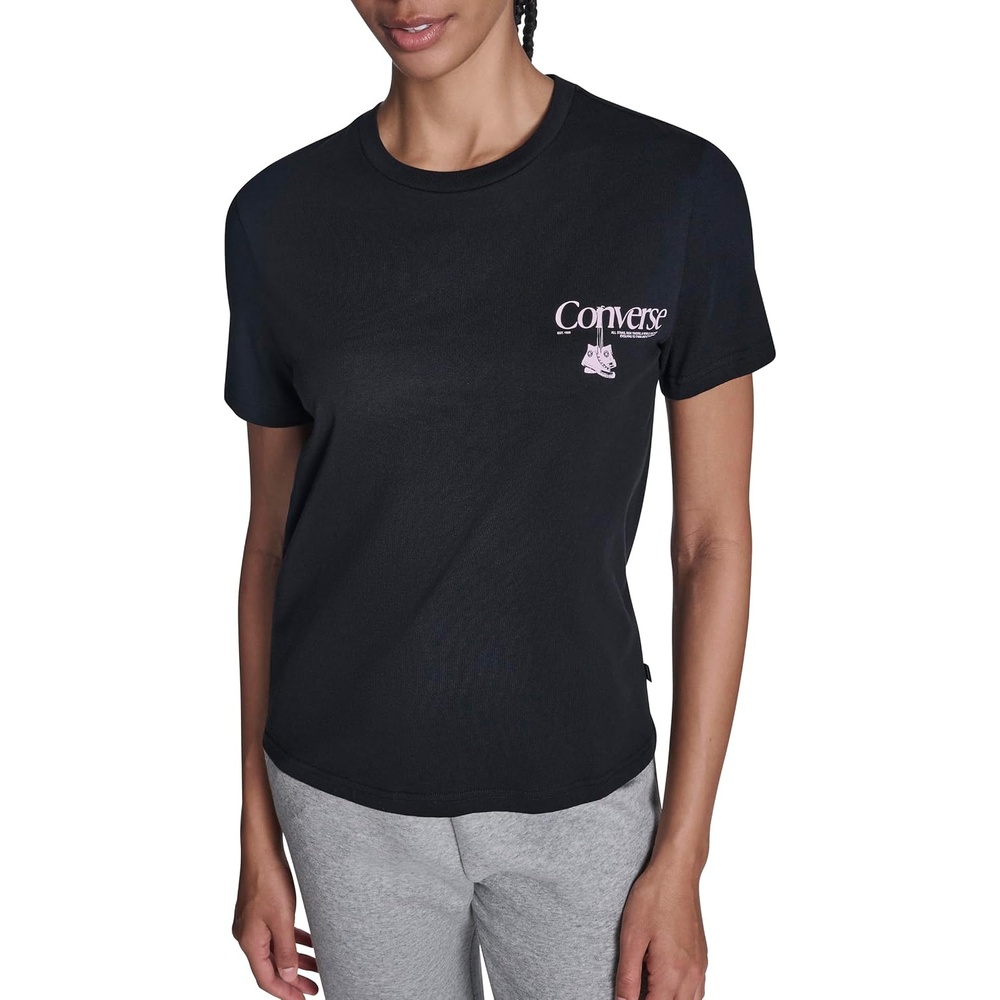 image:imageConverse Womens Hanging Shoes TShirtBlack