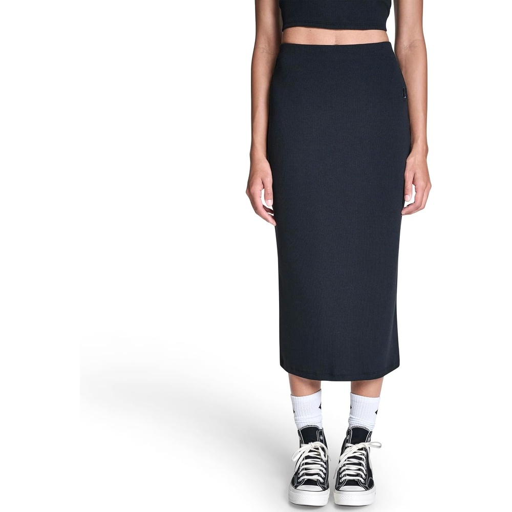 image:imageConverse Womens Midi Rib SkirtBlack