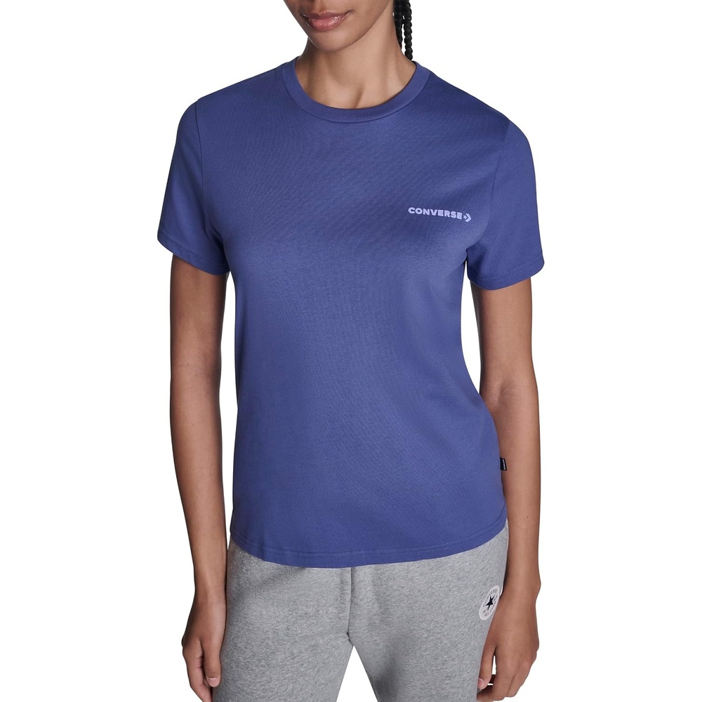 image:imageConverse Womens Type C Cotton TShirtIndigo Storm