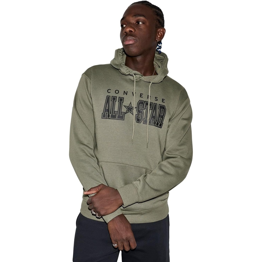 image:imageConverse mens All Star Fleece SweatshirtUtility Green