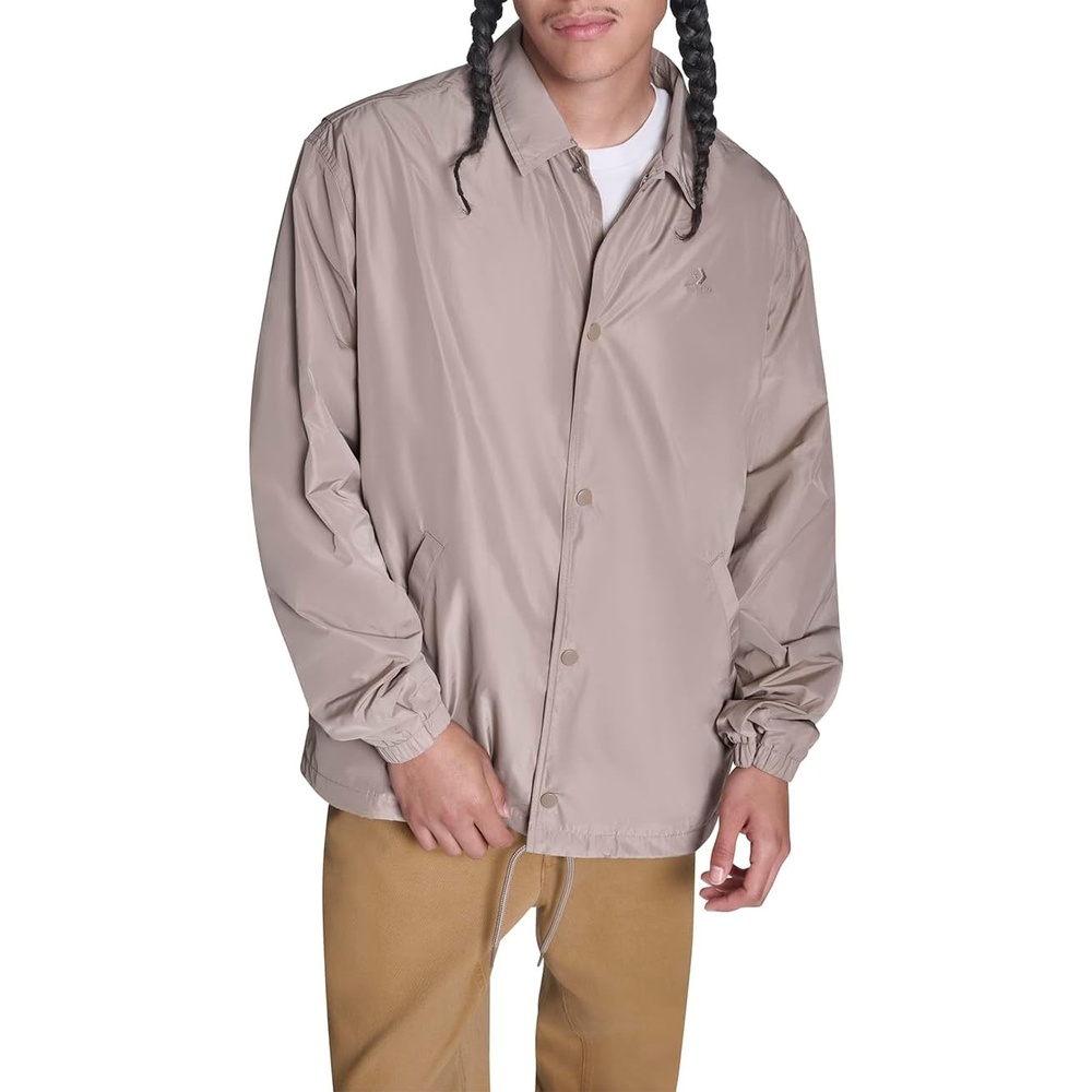 image:imageConverse mens Andover Coaches JacketBrown