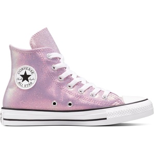 Converse Girls’ Chuck Taylor All Star Disco High Top Sneaker(Altitude Lilac/White/Black)