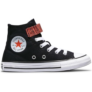 Converse Kids’ Chuck Taylor All Star Lions Easy-On High Top Sneaker(Black/Gold Palm/White)