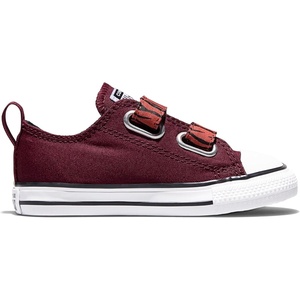Converse Kids’ Chuck Taylor All Star Lions Easy-On Low Top Sneaker(Deep Bordeaux/Gold Palm/White)
