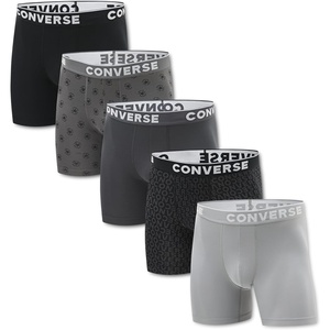 Converse Men’s 5-Pack Boxer Brief(Dark Matter)