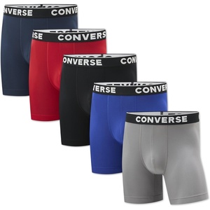 Converse Men’s 5-Pack Boxer Brief(Navy)