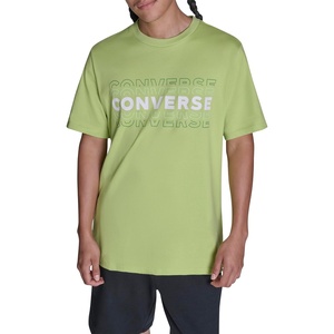 Converse Men’s Blurred Lines Graphic T-Shirt(Neon Matcha)