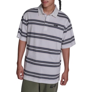 Converse Mens Cons Stripe Polo(White/Multi)