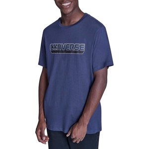 Converse Men’s Dimension Logo T-Shirt(Navy)