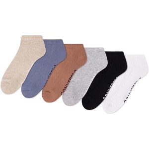 Converse Men’s Low Cut Multi-Pack Socks(Nutty Granola)