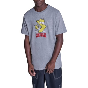 Converse Men’s Munchies Chevron T-Shirt(Vintage Grey Heather)