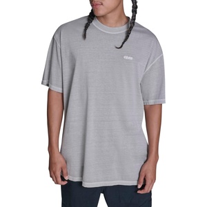 Converse Men’s Premium Cons Short Sleeve Cotton T-Shirt(Grey Area)