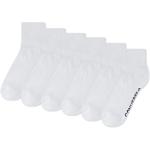 Converse Men’s Quarter Cut Multi-Pack Socks(White)