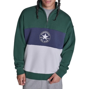 Converse Men’s Retro Chuck 1/2 Zip Sweatshirt(Branch Multi)