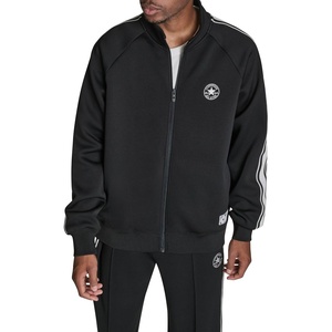 Converse Men’s Retro Chuck Full Zip Mockneck Sweatshirt(Black)