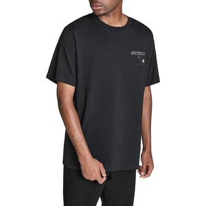 Converse Mens Small Star Chevron Logo Tee(Black)