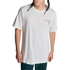 Converse Mens Small Star Chevron Logo Tee(White)