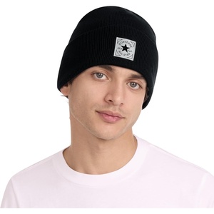 Converse Unisex Adult Chuck Patch Beanie(Black/White)
