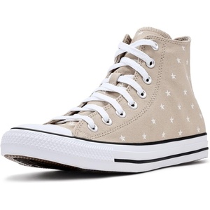 Converse Unisex Adult Chuck Taylor All Star Embroidered Stars High Top Sneaker(Papyrus/Egret/Black)