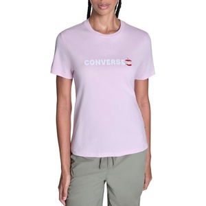 Converse Womens Apple Casual T-Shirt(Newfound Bloom)