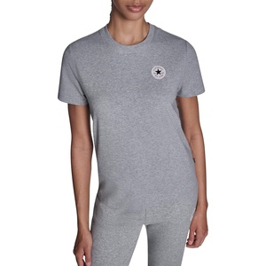 Converse Women’s Core Chuck Patch T-Shirt(Vintage Grey Heather)