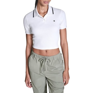 Converse Womens Cropped Star Chevron Polo(White)