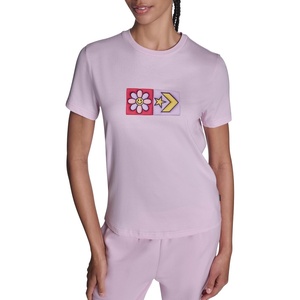 Converse Women’s Inflated Squared Flower Cotton T-Shirt(Newfound Bloom)