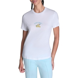 Converse Womens Lemons Bee T-Shirt(White)
