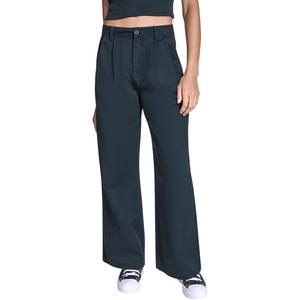 Converse Womens Relaxed Fit Pleated Chino(Black)