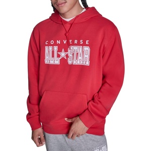 Converse mens All Star Fleece Sweatshirt(Red)